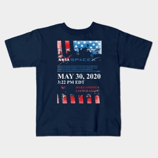 SpaceX Crew Dragon Kids T-Shirt